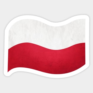 The Flag of Poland Sticker